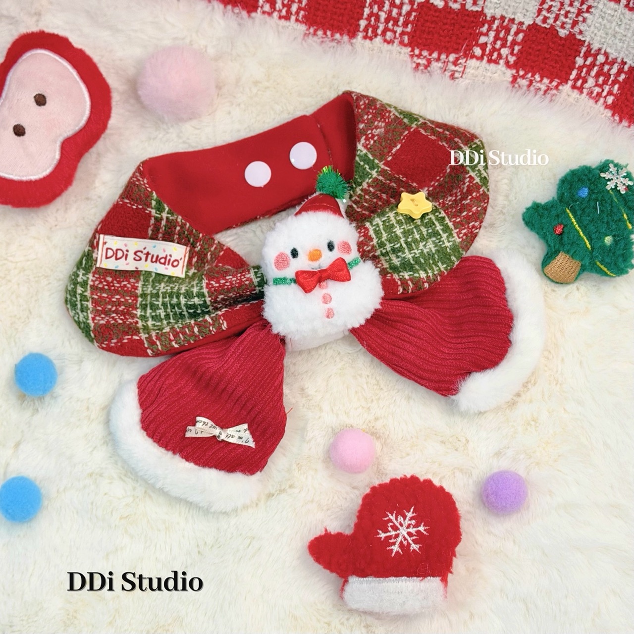 DDi Studio原创宠物围兜口水巾｜西高地比熊可卡布马尔济斯