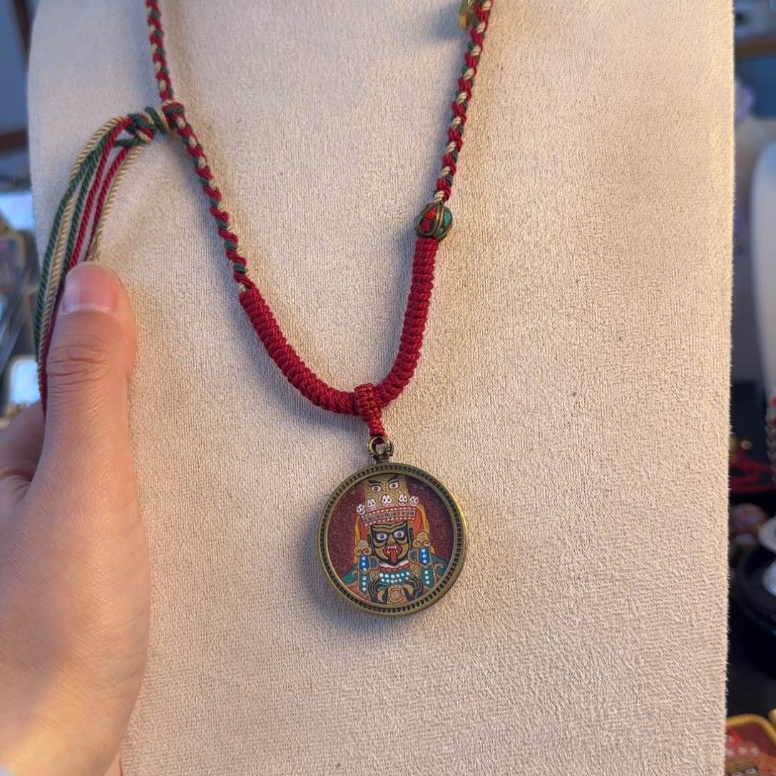 吊坠扎基拉姆热贡唐卡