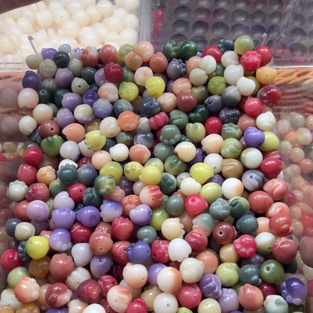 【闪购商品】白玉菩提吊坠z12/40+5颗微瑕猫爪