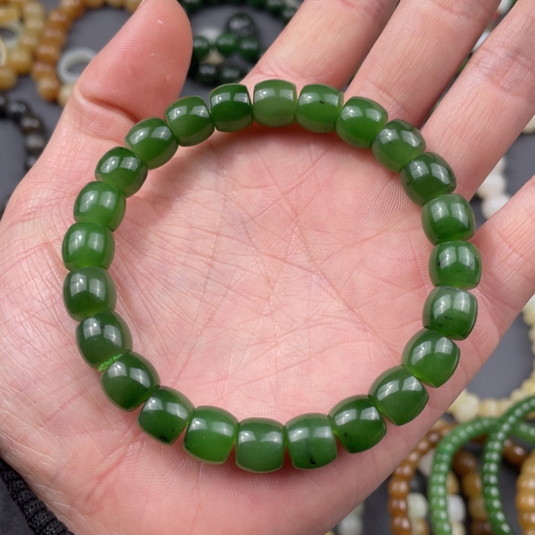 和田玉手串未镶嵌