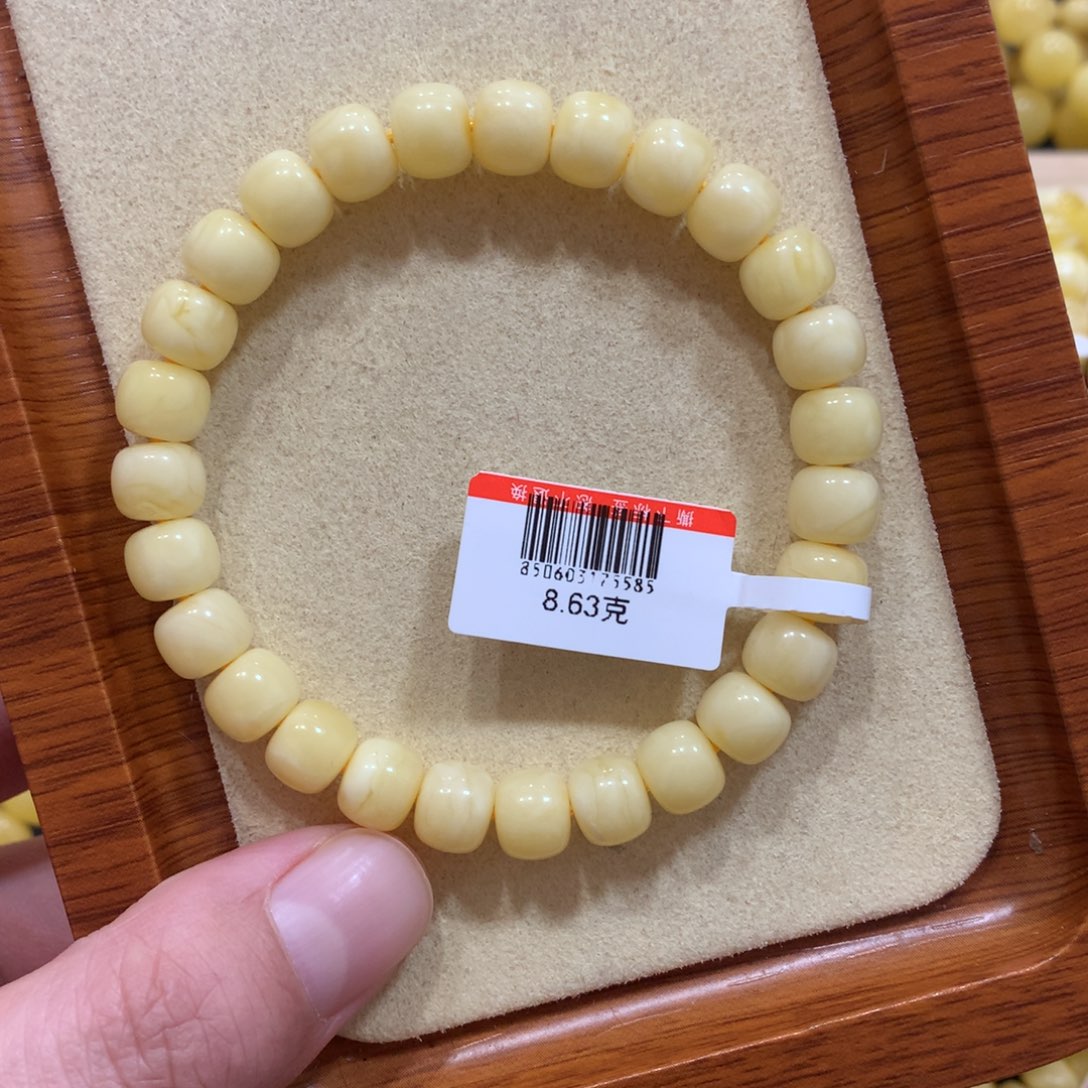 蜜蜡手链未镶嵌不*、蜜蜡