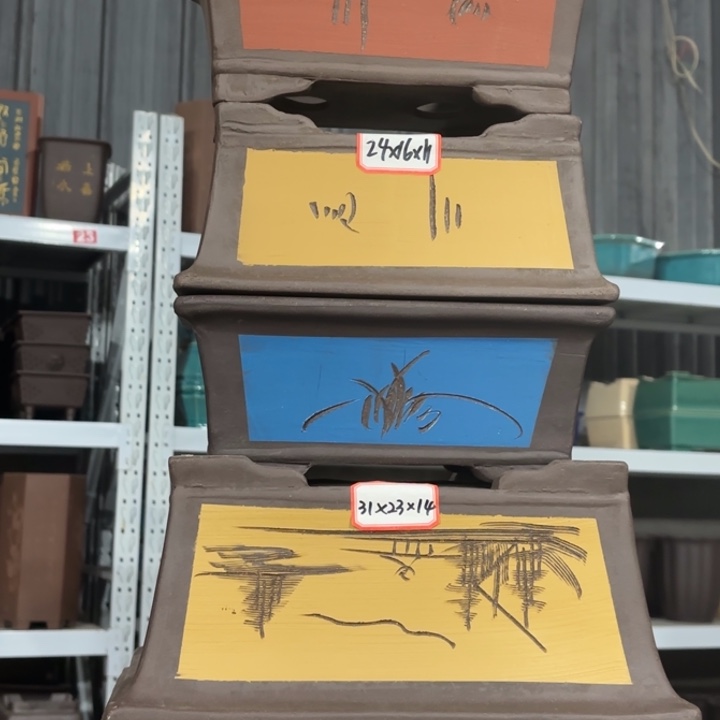 紫砂花盆             100-5