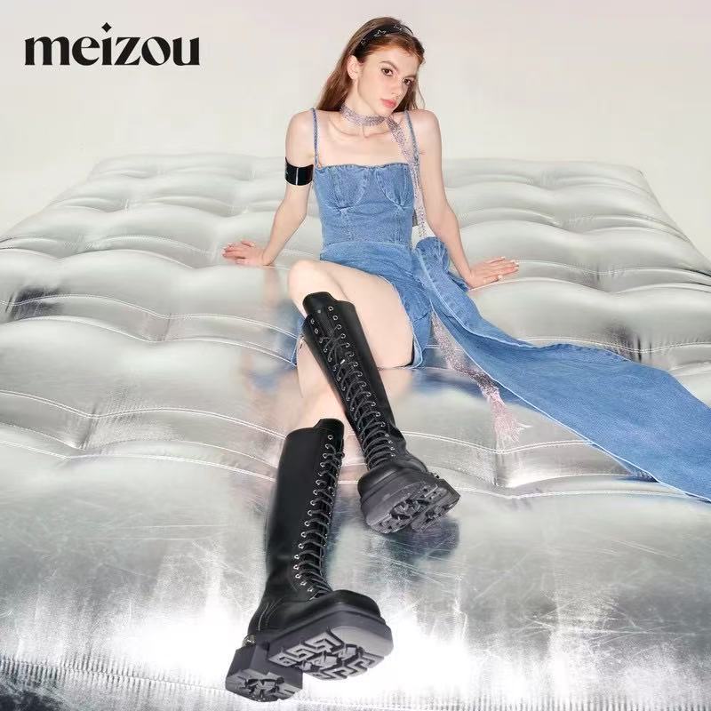 现货A4｜MZ高端奢级牛皮羊皮垫女靴｜半码拍小｜736-01