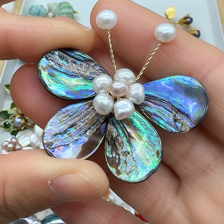 淡水珍珠珍珠银S925镶嵌