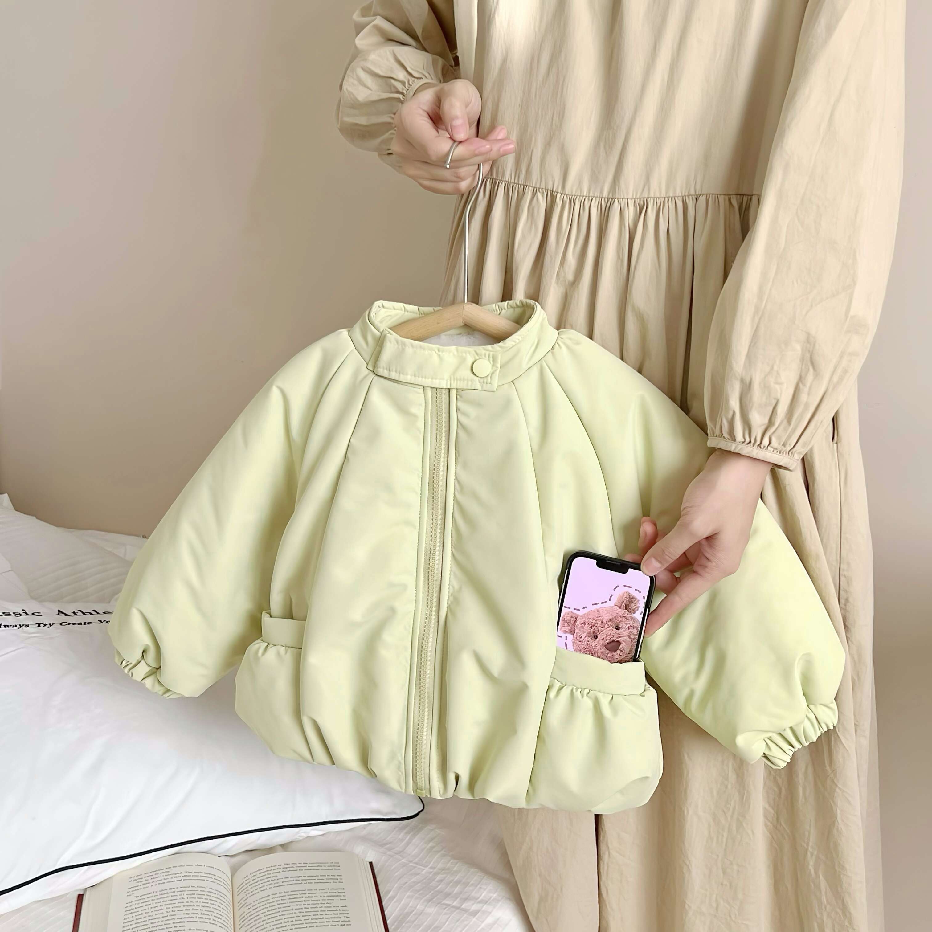 新款女童棉衣儿童加绒棉服2025冬季宝宝加厚保暖棉袄洋气外套