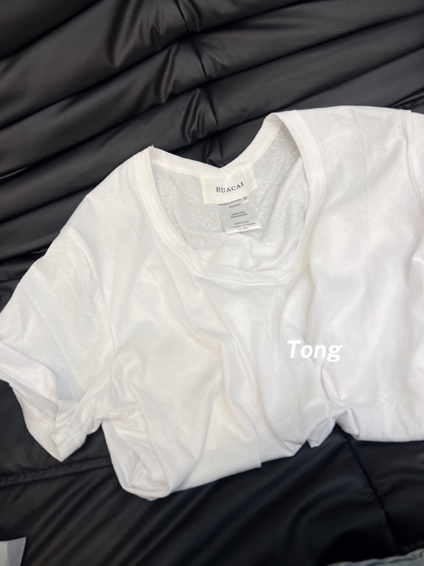 U领韩代基础款T恤