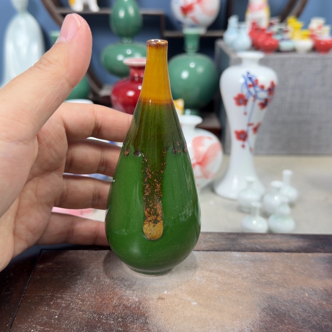 陶瓷手工小花器摆件