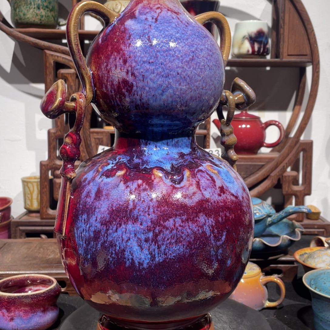 中国很后钧瓷葫芦