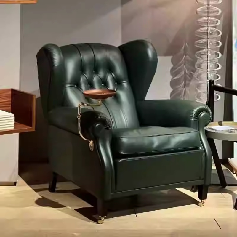 宝藏好物教父雪茄椅意式单人沙发美式客厅酒店卧室休闲接待轻奢