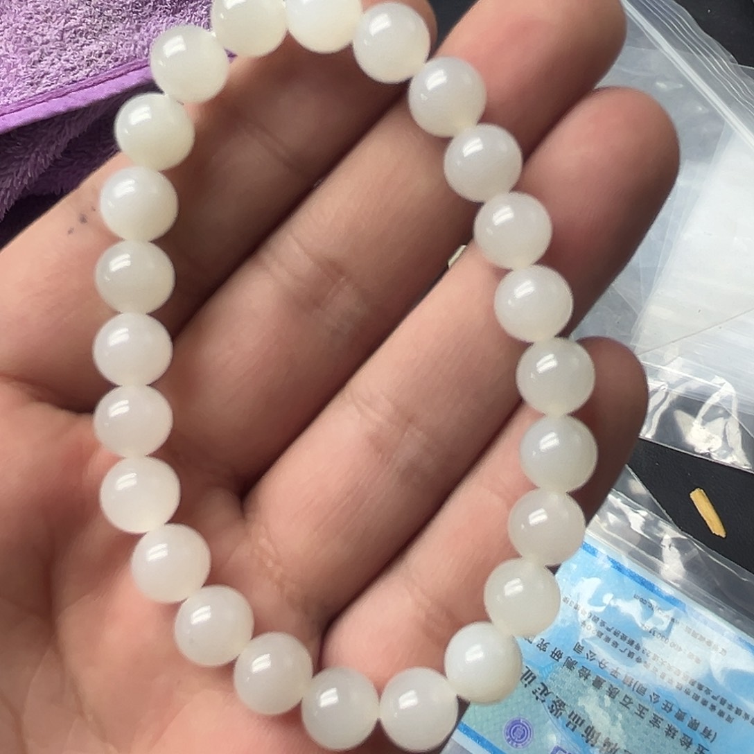 和田玉新疆白玉卡8未镶嵌