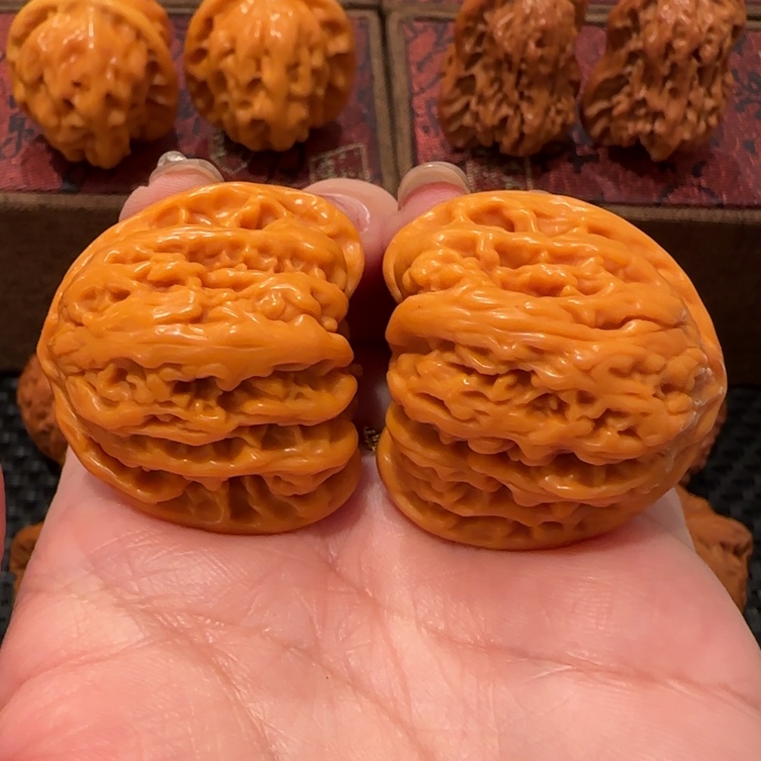 桃核吊坠白*平迷你粗筋35精品