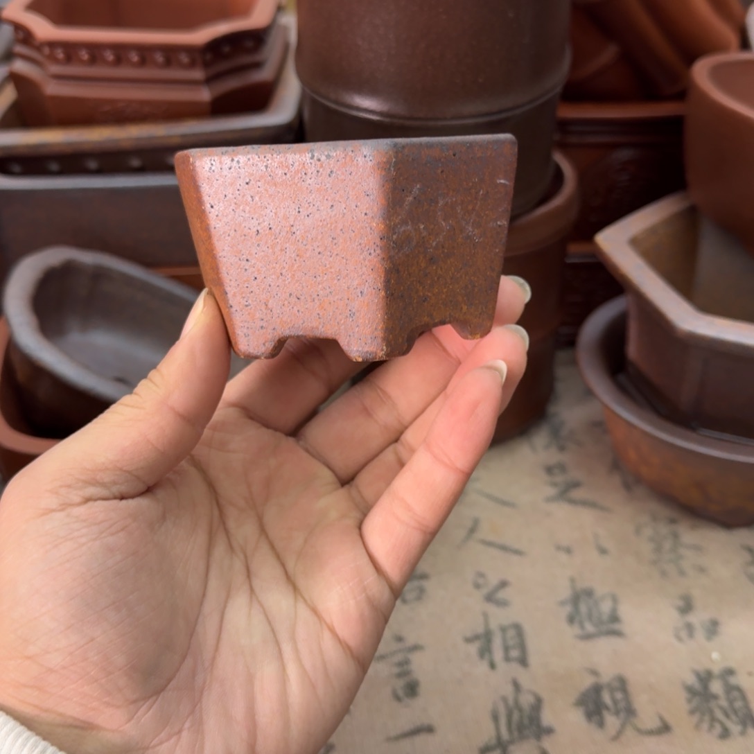 紫砂花盆宜兴紫砂正品花盆6.5x3.5