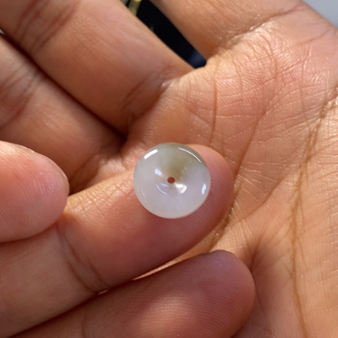 翡翠未镶嵌颈饰天然缅甸翡翠A货平安扣