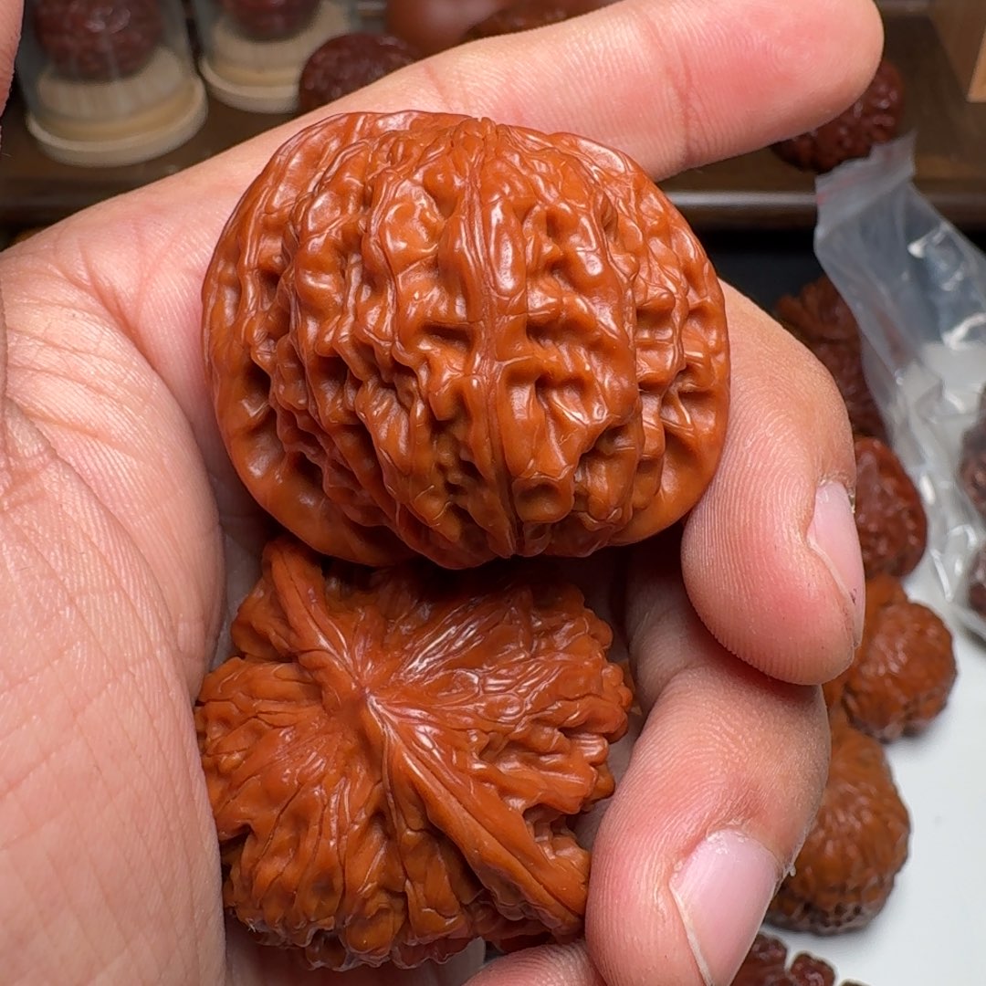 文玩核桃把件山地磨42全品云水两年