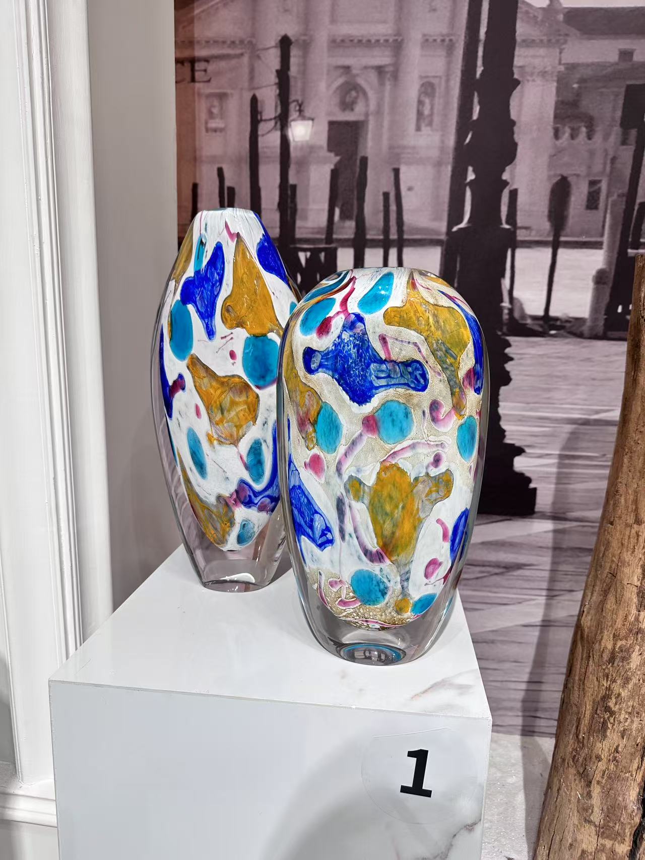 安桔东方美学【珊瑚礁】新中式茶具纯手工极简送礼水晶琉璃摆件