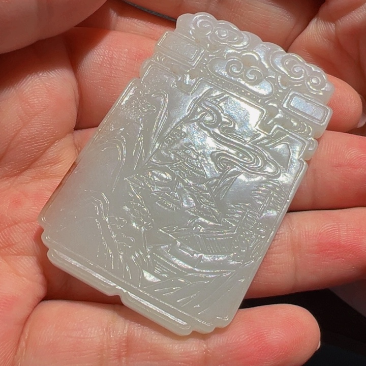 百***仓和田玉未镶嵌颈饰