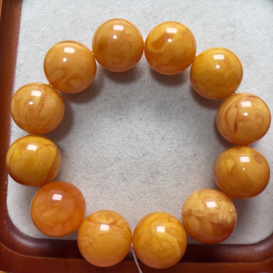 蜜蜡未镶嵌手串蜜蜡