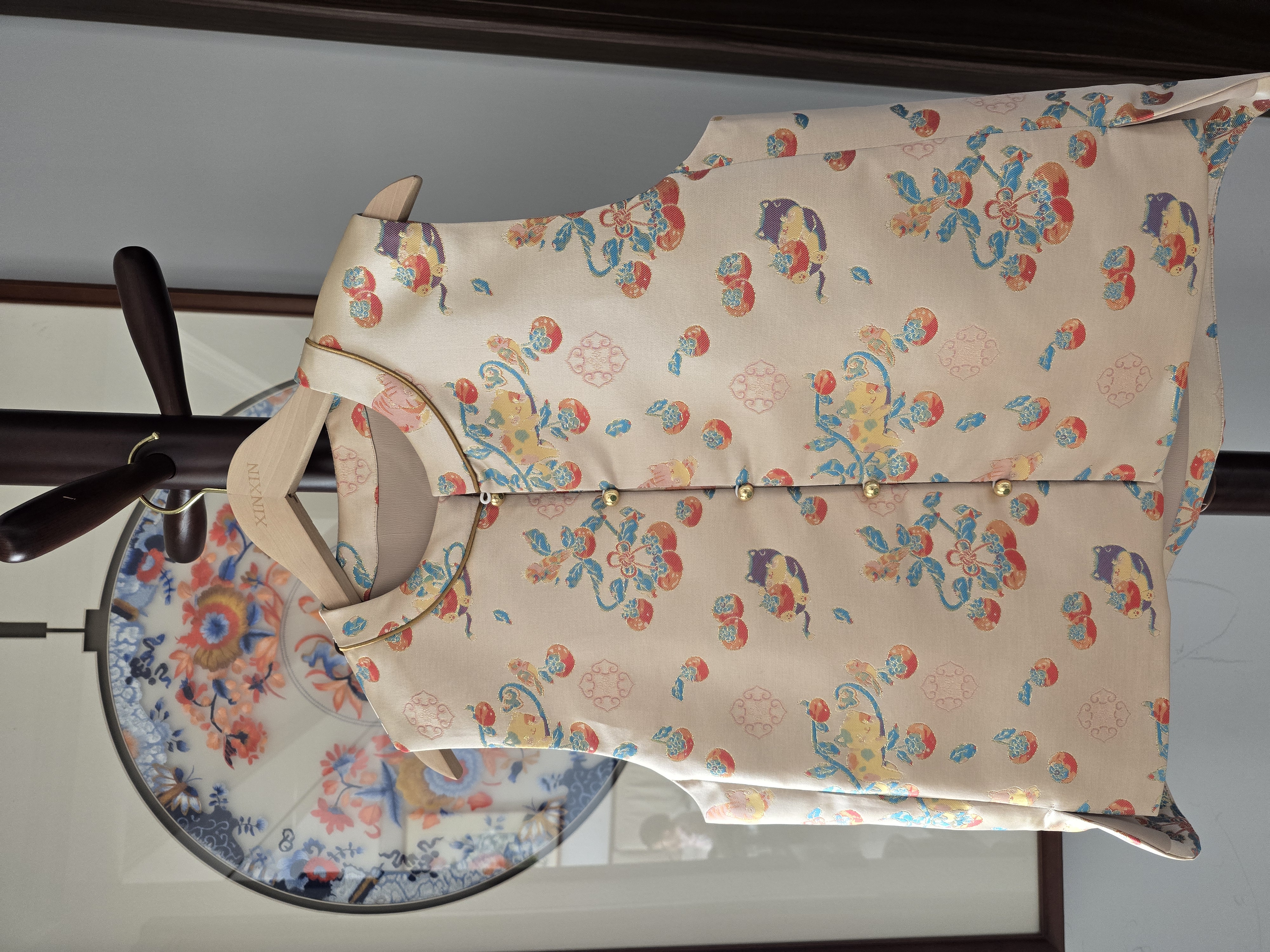 事事如意猫宋锦面料设计师版