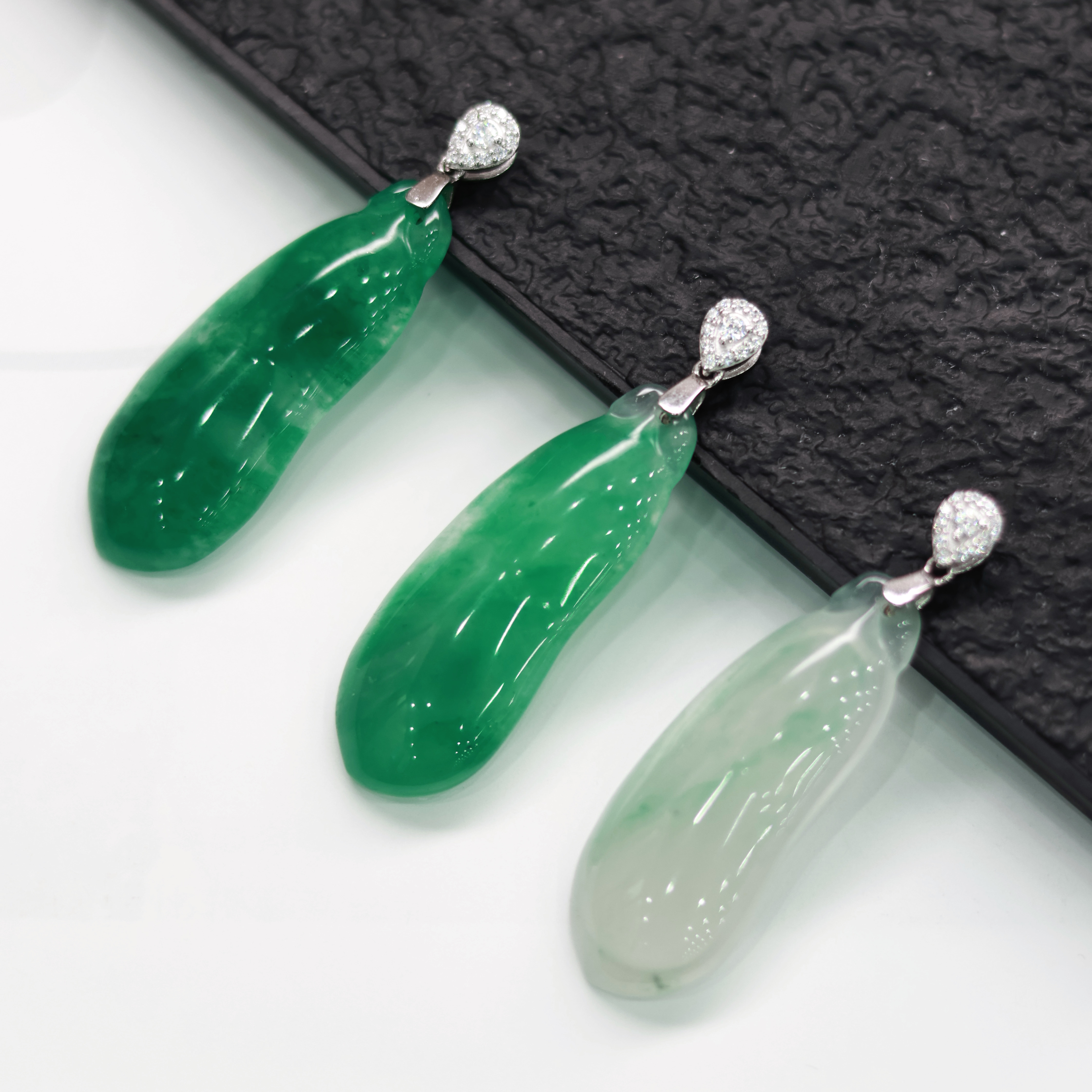 银扣福瓜｜天然非洲翠银扣福瓜吊坠｜S925银｜多样性发货 发其一｜