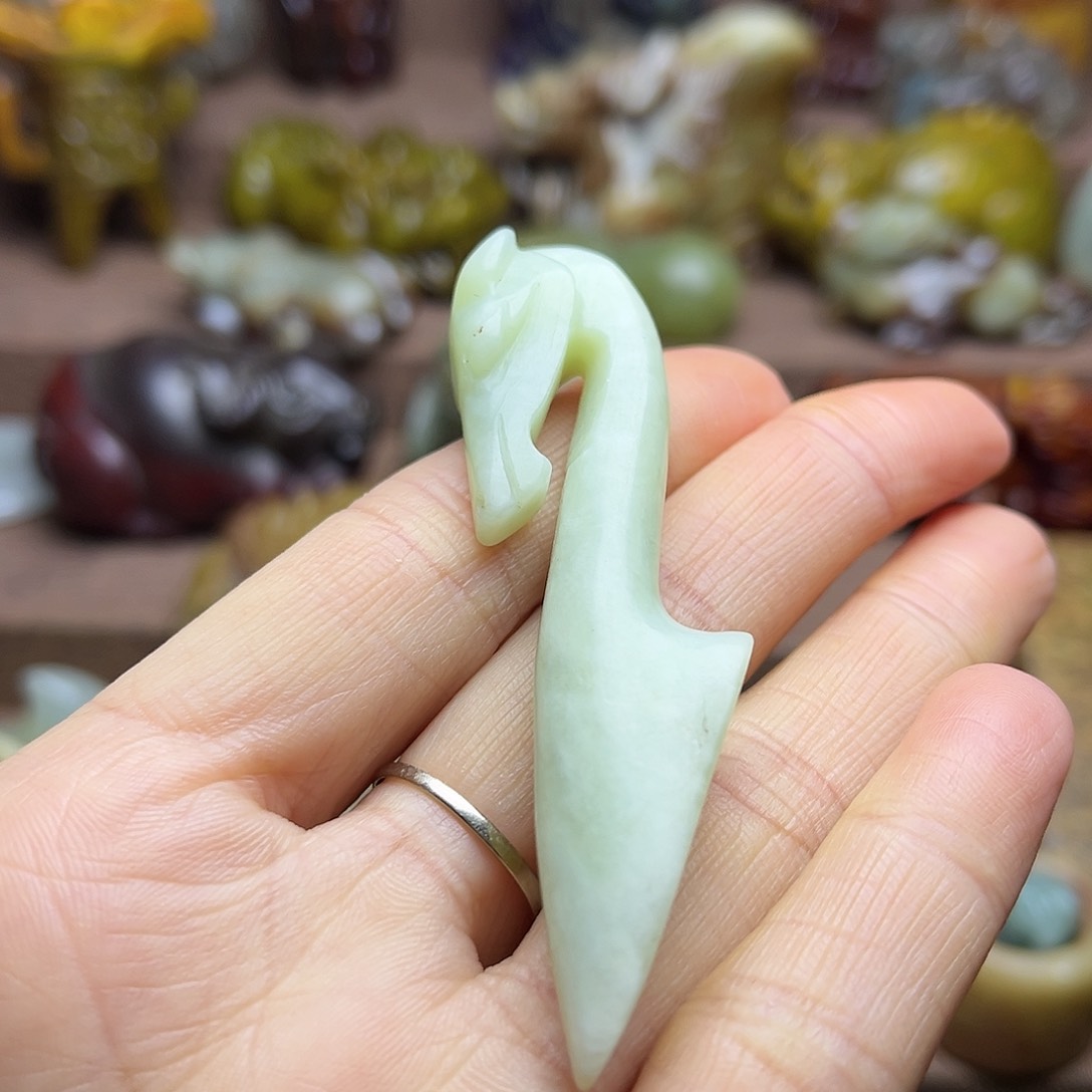 白玉菩提吊坠137。。