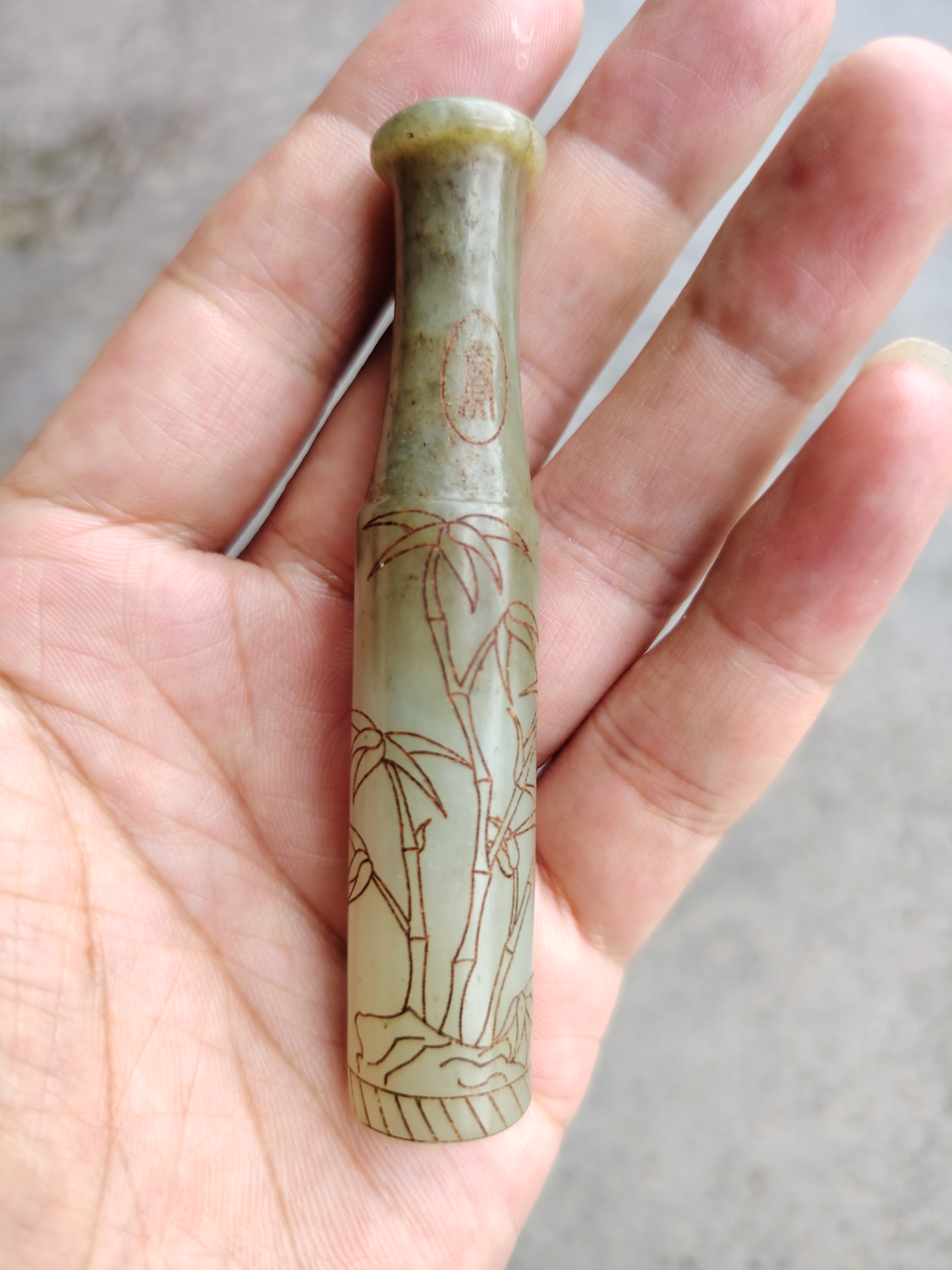 拍刻字手把件摆烂。不包邮 
