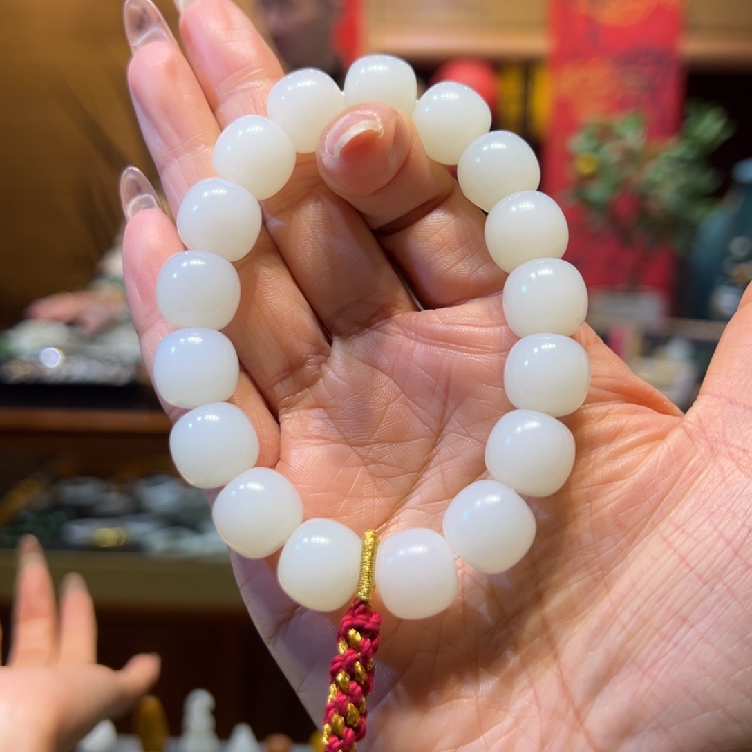 和田玉手链未镶嵌12.13