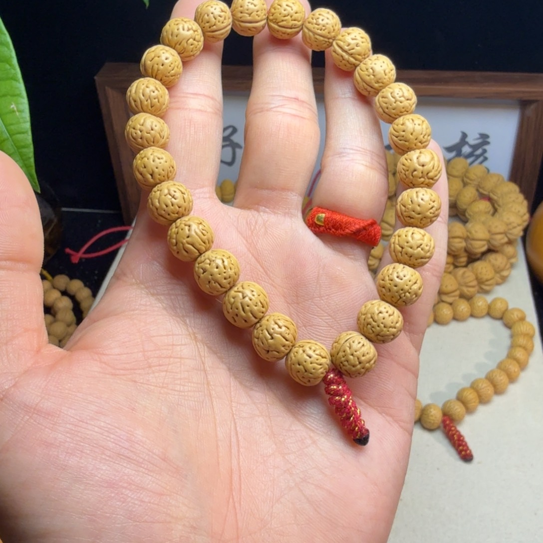 再***儿吊坠桃核11.3X9.8 核欢东北野生桃核