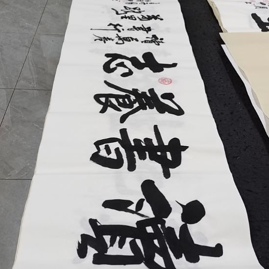 翰墨白武坤老师作品一副