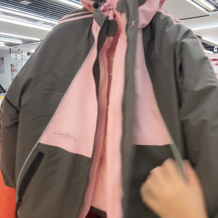 绵羊皮（革）150三合一羽绒外套女