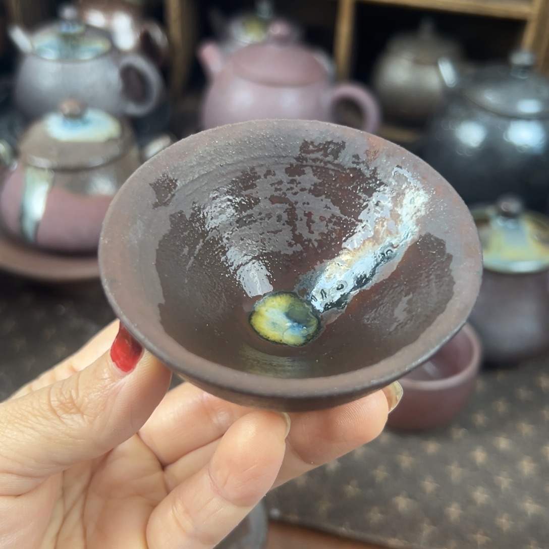 柴烧柴烧茶器主人杯