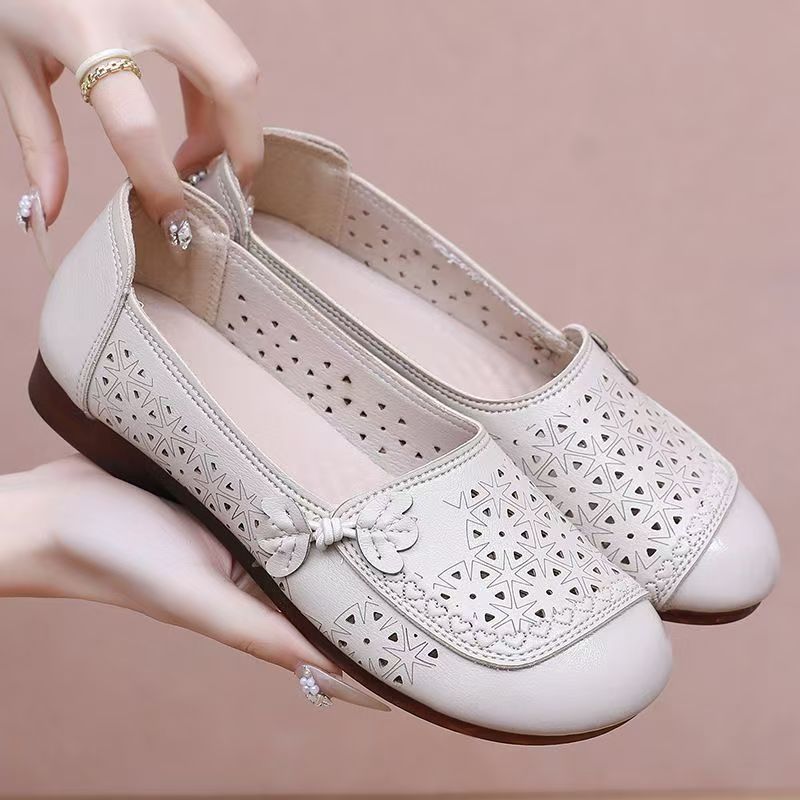 2025春夏新款时尚百搭复古舒适圆头浅口小单鞋G