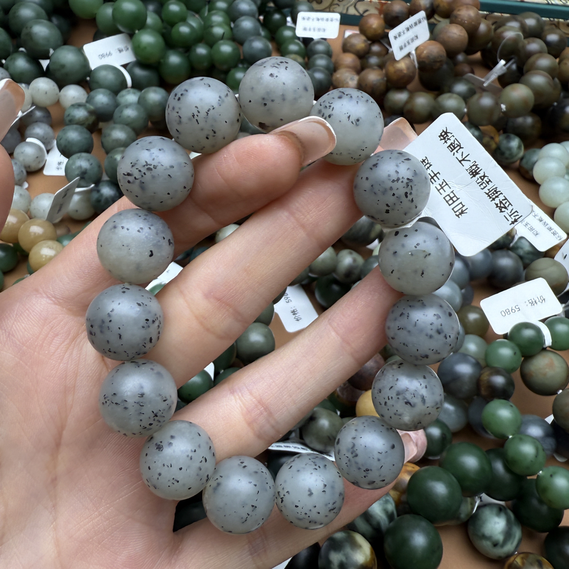 和田玉手串1212z拍一发一