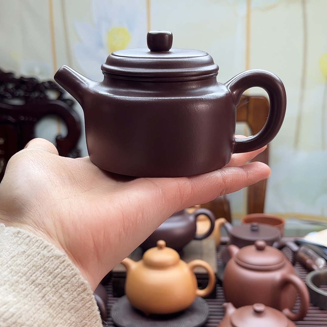 茶壶紫砂自***程霞霞紫砂 徳中壶 容量200毫升