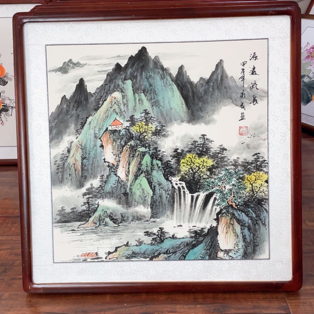 国画带框尺寸63*63厘米