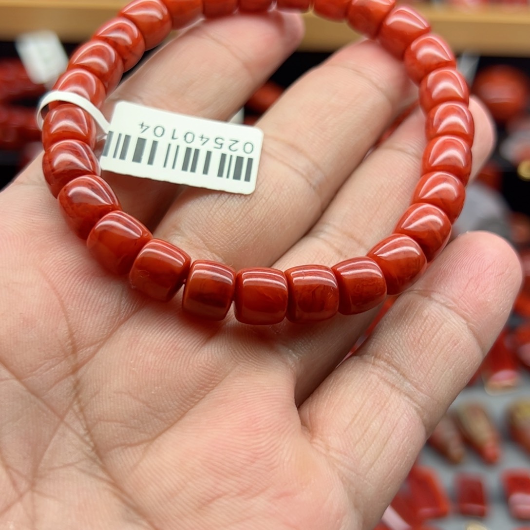 南红玛瑙手串未镶嵌