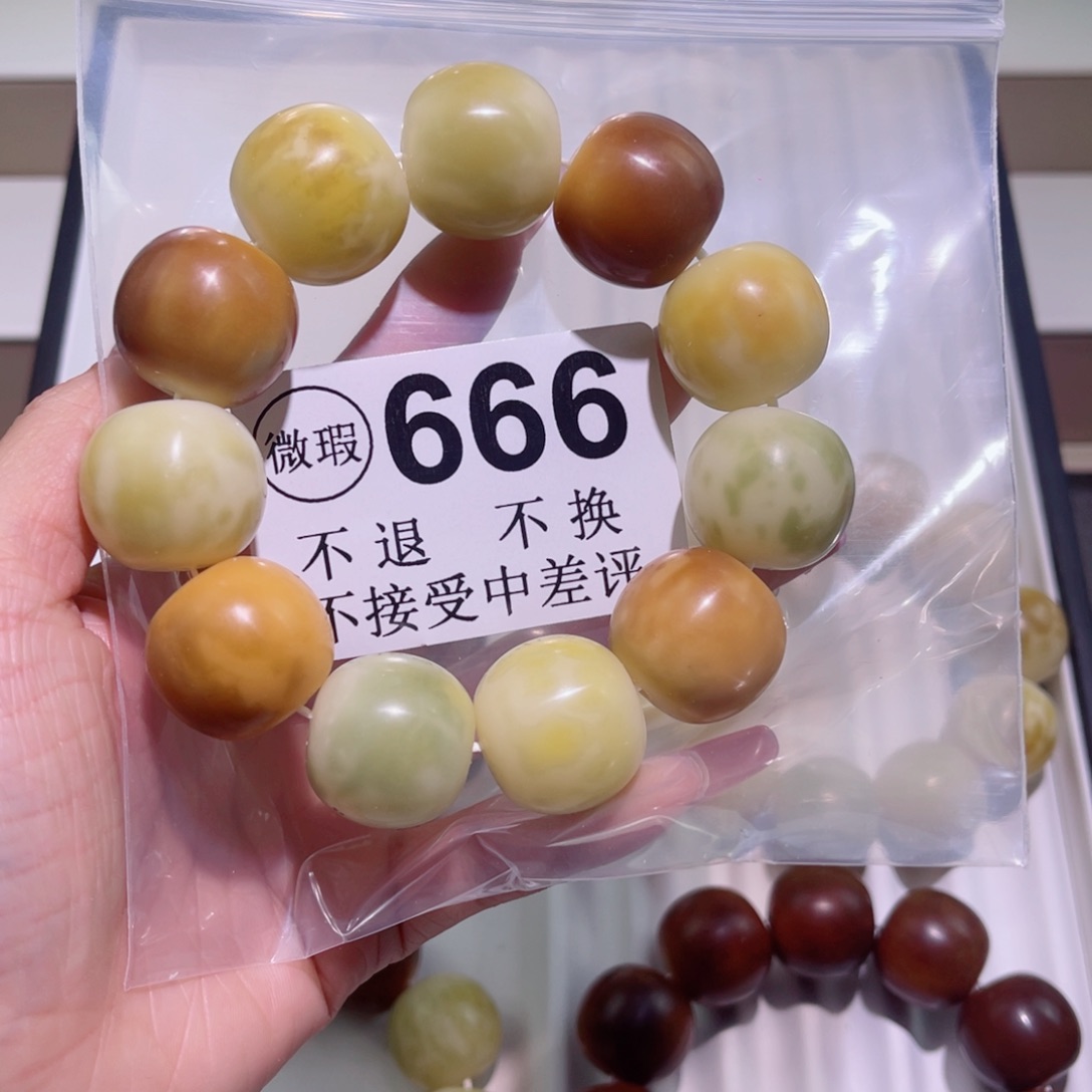 菩提根/象牙果手串钱*