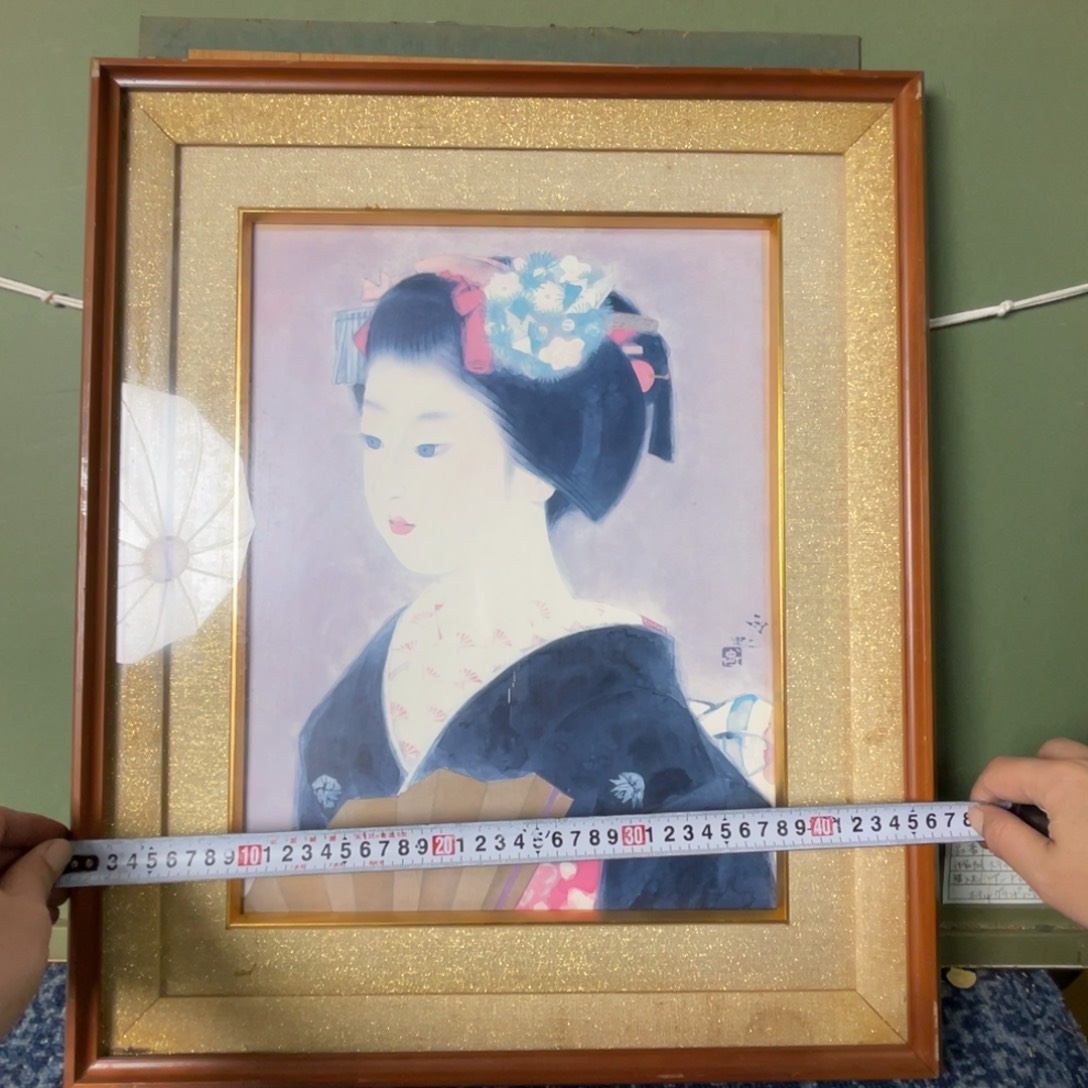 中古框画不退不换有微瑕