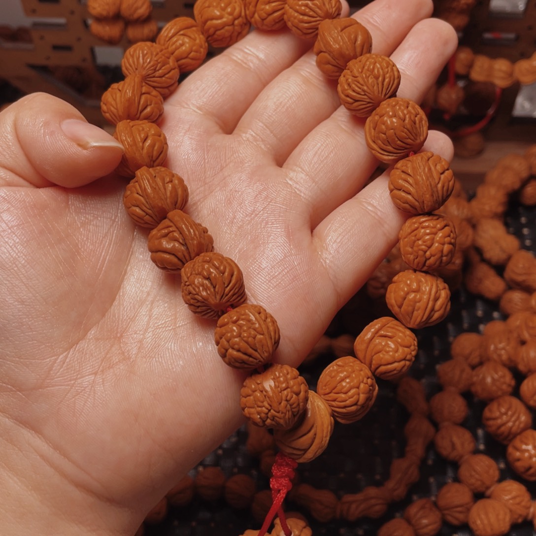 木质类龙纹桃枭手持