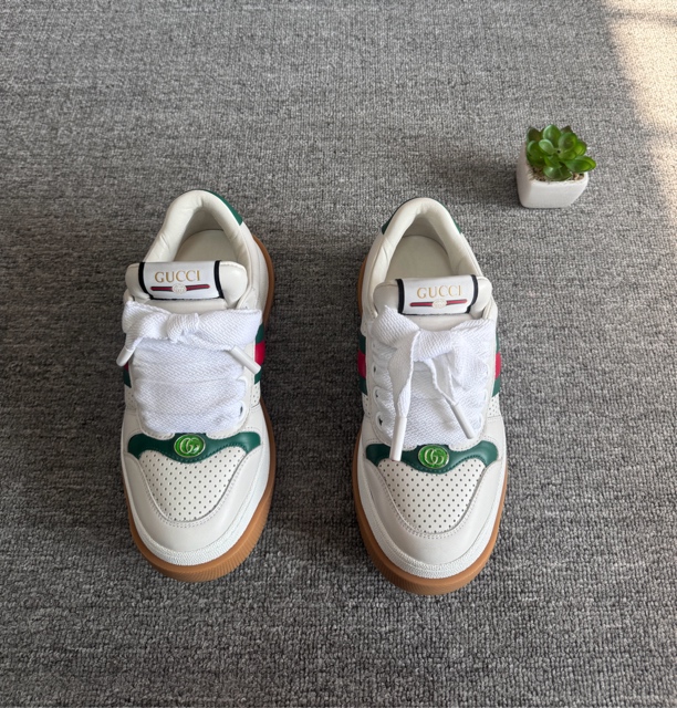 99新 GUCCI/古驰 Gucci胖丁鞋 36.5码 有鞋盒 无侧标 穿一次 充新