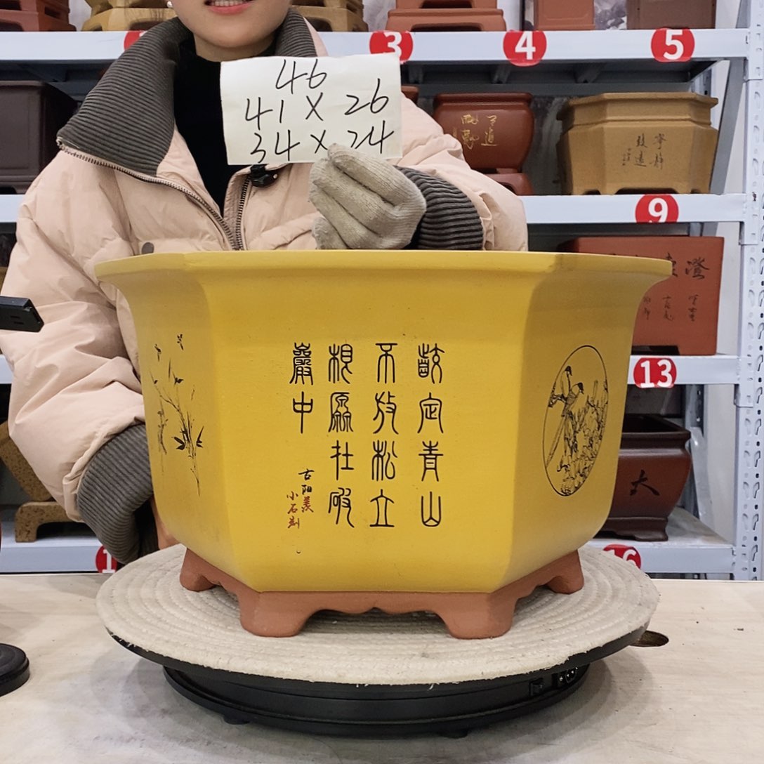 紫砂花盆紫砂花盆