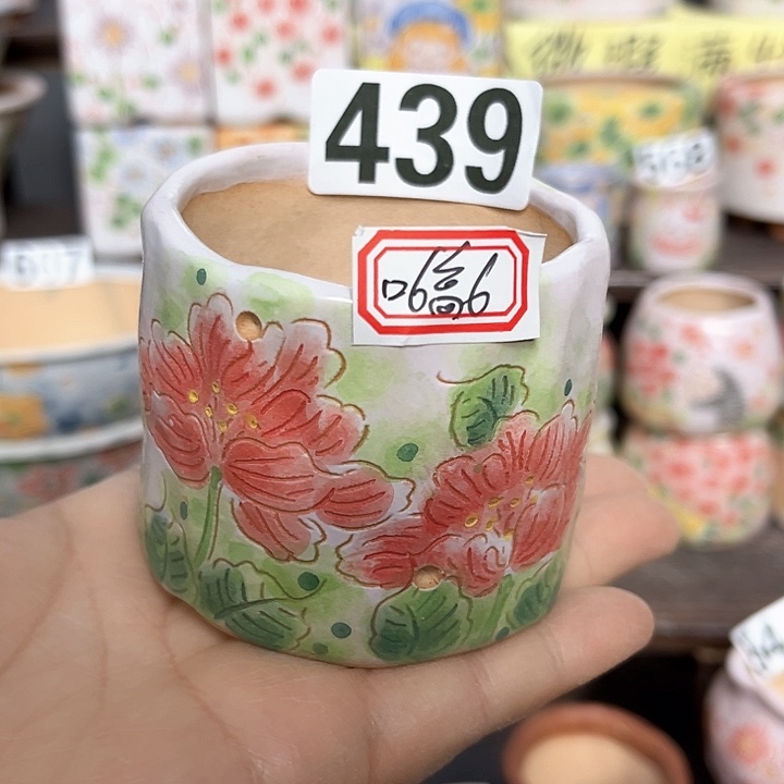 红陶手工多肉植物花盆