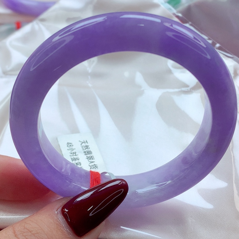 【闪购商品】翡翠手镯未镶嵌露****件师妹毕业妖紫分单