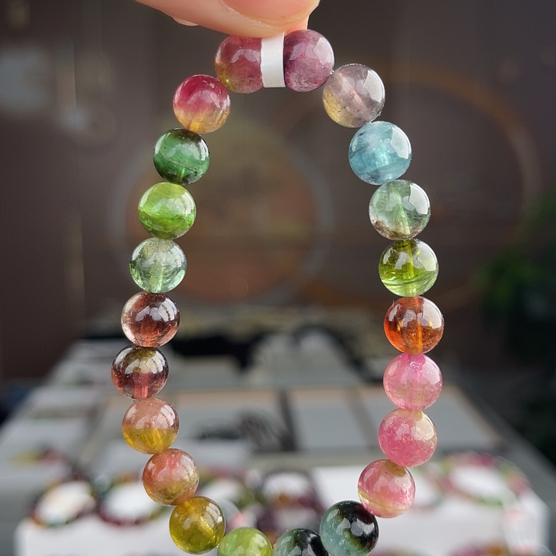 未镶嵌碧玺碧玺8mm