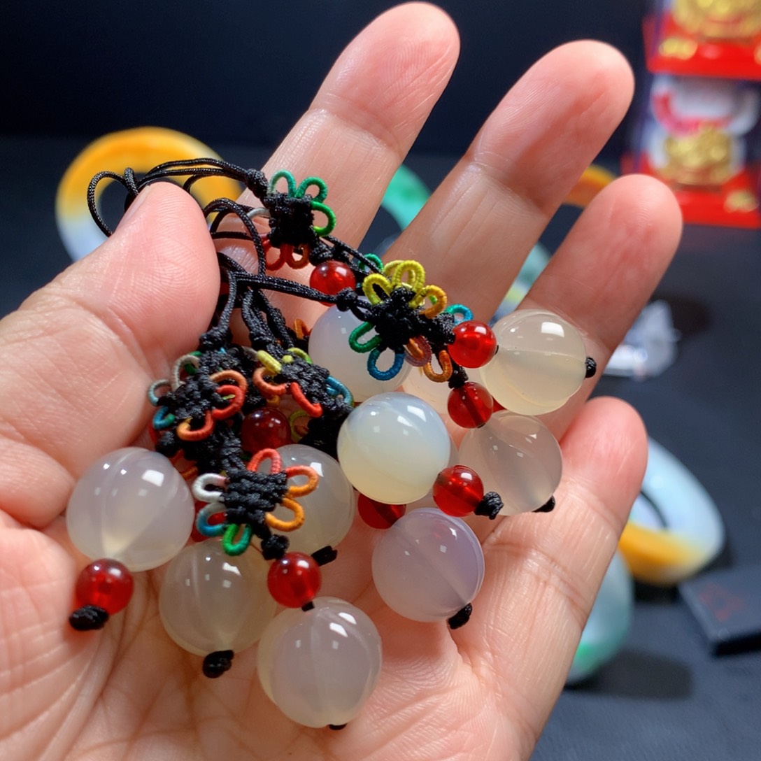 玛瑙/玉髓颈饰合金多样化发一件