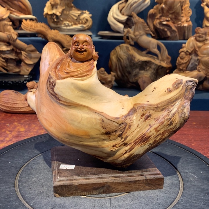 柏木（崖柏）根雕摆件