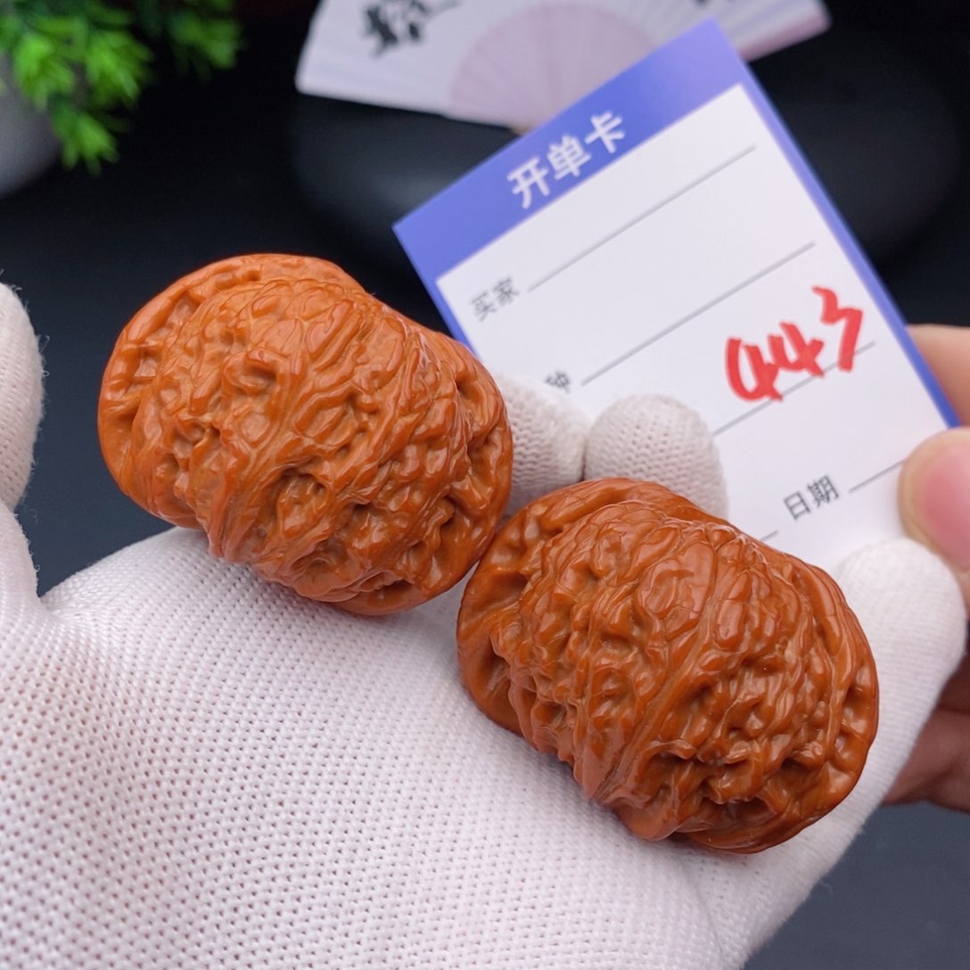 文玩核桃把件46白狮子443