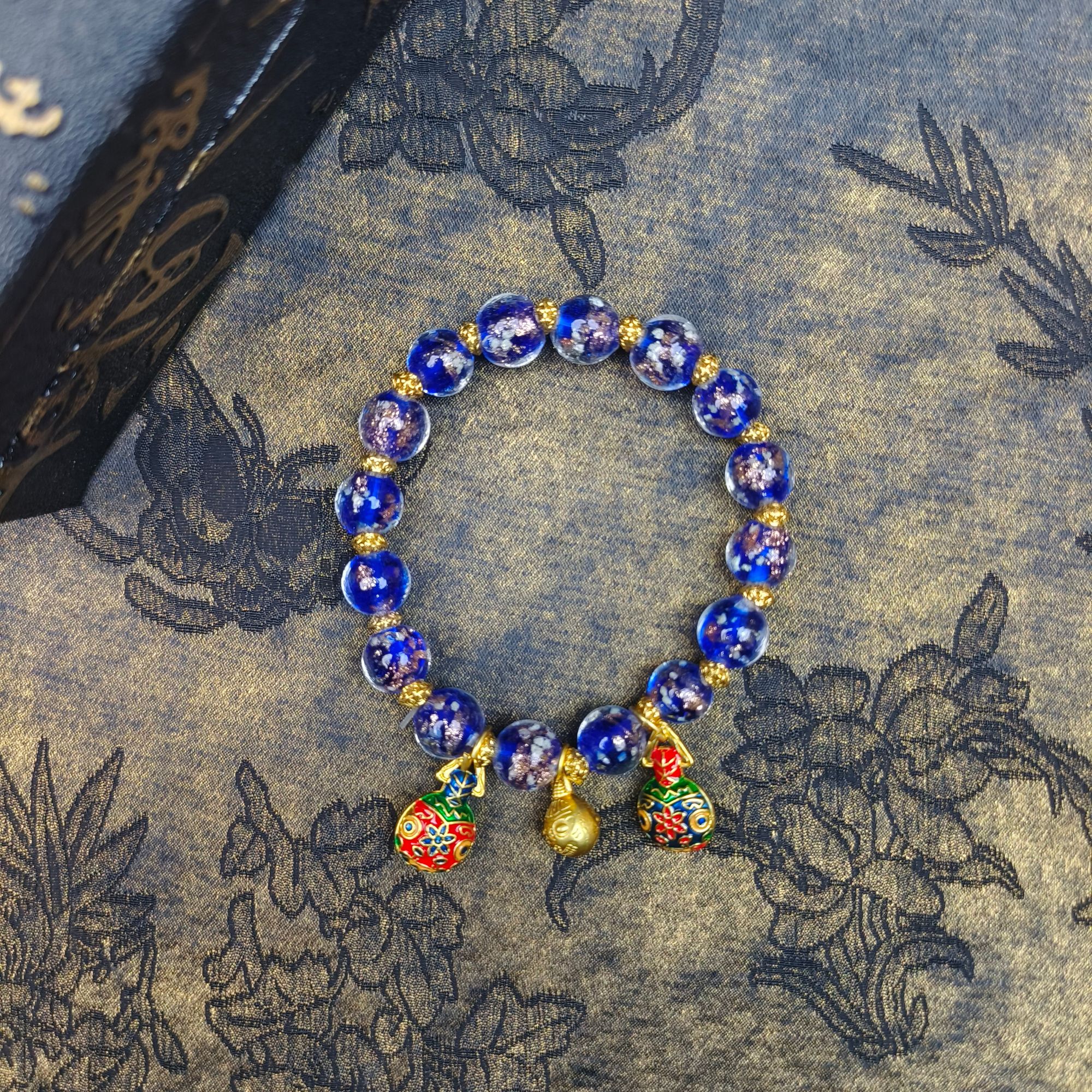 香灰琉璃手串J0161无礼盒