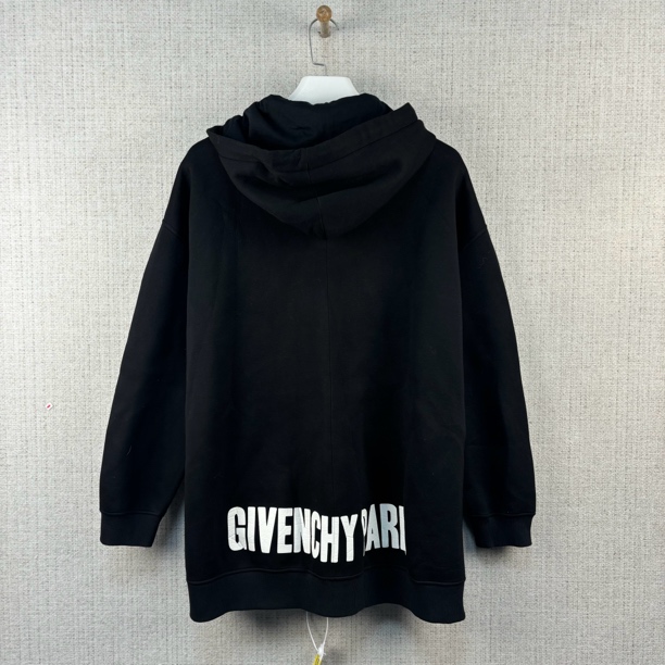 99新 Givenchy/纪梵希 拉链字母印花连帽外套/尺码40/编号9810