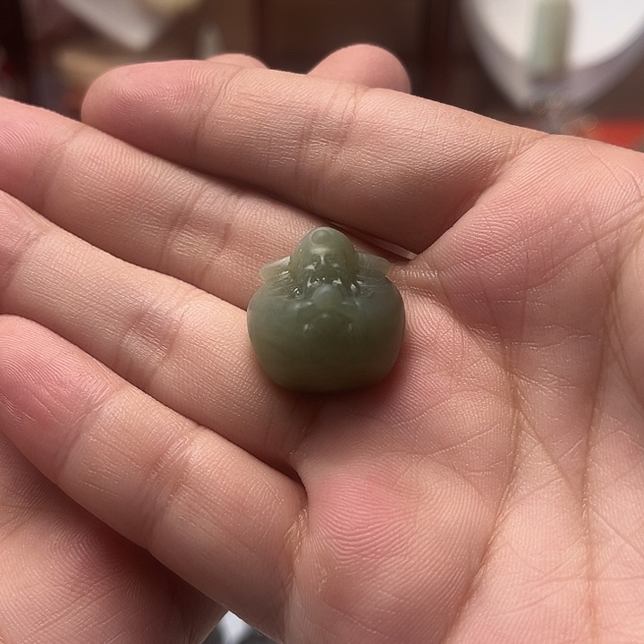 颈饰未镶嵌和田玉财神吊坠