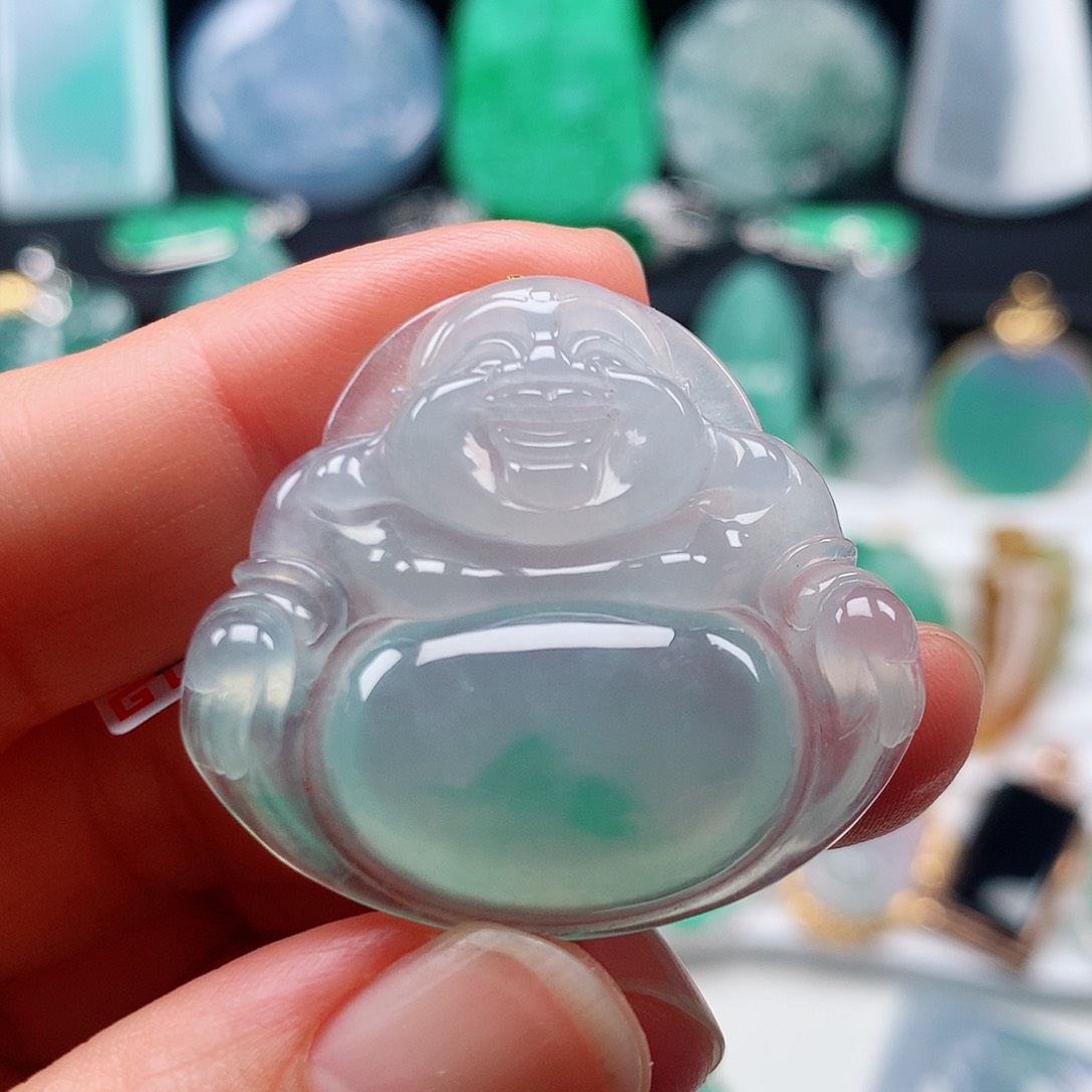 翡翠颈饰未镶嵌冰佛